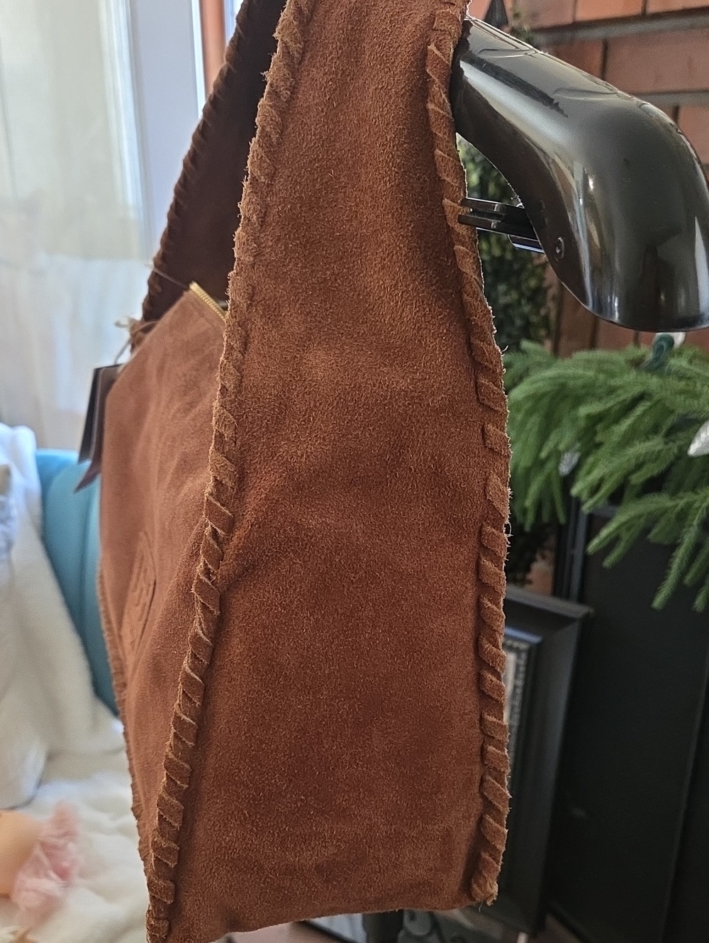 Haute Hippie Tan Suede Hand Bag - Picture 3 of 9